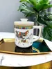 Taza de Porcelana de Hueso con Tapa Coladora para Té, Adecuada para Hoteles, Clubes, Oficinas, Regalos, Taza de Cerámica Marca Kyv Aima