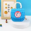 Bolso Bandolera Vanguardia para Hombro Niños Bandolera Bolso de Mano Perla Burbuja Bolso Bandolera de Silicona para Hombro Bolso Gelatina