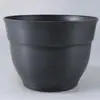 Suministro directo de fábrica, maceta redonda de gran diámetro con suelo cepillado, maceta grande para plantar arándanos, maceta de gran diámetro al por mayor.