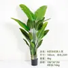 Planta Artificial de Plátano Viajero en Maceta, Planta Verde Grande de Pie para Decoración de Sala de Estar, Árbol Falso para Habitaciones Modelo de Hotel y Alojamiento, Planta Biomiética