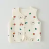 Chaleco para bebé, adecuado para primavera, otoño e invierno, con forro acolchado para abrigar, unisex, top sin mangas para usar al aire libre