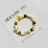 Pulsera de Cerámica Jingdezhen Nueva Historieta China Pulsera Boutique Venta al por Mayor Estudiante Joker Explosiones Puesto del Mercado Nocturno Pulsera