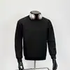 Sudadera de color liso con cuello redondo para hombre, Nueva simple de manga larga para otoño 2025, Camiseta básica, Sudadera con capucha, Beige