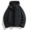 Chaqueta de Concha de Una Sola Capa Nueva 2026 para Hombres y Mujeres, Chaqueta con Capucha Ropa Exterior, Estilo Casual para Exteriores, Ropa Impermeable a Prueba de Viento para Montañismo