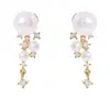 Diseño Original de Nicho, Pendientes de Perla y Cristal Literarios y Exquisitos Hechos a Mano, Pendientes con Sensación de Lujo Suave, Elegante y Accesible