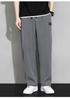Pantalones casuales para hombre, de verano, finos, rectos, de primavera y otoño, de seda helada, de secado rápido, marca de moda Nine-point Sports 2023, nuevos pantalones largos