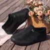 Zapatos de Invierno para Mujer Tela Cálida con Felpa Botines Tipo Calcetín sin Cierre Acolchados Casuales Versátiles Rojo Vino Gris Oscuro Azul Marino