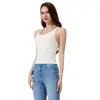 Regata Esportiva Sem Costura com Bojo e Lindo Design nas Costas, Sem Marcas, para Mulheres, Sutiã de Verão, Pode Ser Usada por Dentro ou por Fora, Top Base Camiseta Branca
