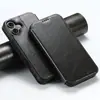 Adequado para Capa de Celular Iphone18Promax, Capa Flip, Porta-Cartão, Suporte de Carregamento Sem Fio Magnético Magsafe Capa de Couro