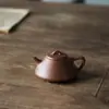 Bule Yixing Zisha Feito à Mão Zi Ye Shi Piao Pot Original da Montanha Huanglong Minério Jiang Po Ni Bule Pequeno