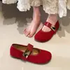Zapatos Mary Jane 2026 para mujer, estampado de leopardo, corte bajo, con correa, estilo nuevo, ligeros, retro, planos, zapatos de verano de correa baja