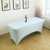 Funda Elástica para Mesa de 1.37m x 1.83m Mantel Elástico Rectangular Mesa de Cóctel Mesa de Conferencia de Hotel Mesa de Comedor Impermeable Uso en el Hogar