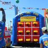 Venda quente máquina de basquete inflável shopping shopping playground crianças divertido máquina de tiro equipamento pvc inflável cesta de basquete