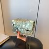 Bolsas de Lentejuelas de Diseño de Nicho de Moda de Este Año 2026 Bolsos Nuevos para Mujer Bolso Cruzado Versátil con Cadena Bolso Pequeño Cuadrado de Hombro
