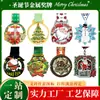 Medallas de Metal Personalizadas Árbol de Navidad Papá Noel Muñeco de Nieve Etiquetas de Medalla Fiestas de Otoño e Invierno del Oeste Regalos de Esmalte Venta al por Mayor