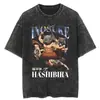 Camiseta Informal con Estampado de Animación 2025 Moda de Verano para Hombre y