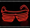 Gafas con Luz Led Emisora para Vendaje El Luz Fría Club Nocturno Parpadeantes Regalo de Fiesta con Resplandor Colorido Deslumbrante