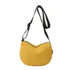 2026 Nuevo Bolso Cruzado de Hombro Único Estilo Coreano para Mujer, Informal, Ligero, de Nylon, Simple, Versátil, Bolso Dumpling