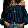 2026 Otoño/Invierno Transfronterizo Nuevo Amazon Wish Camisa de Manga Abullonada Casual de Color Sólido para Mujer Europea y Americana