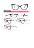 Marco de placa creativo europeo y americano, montura de gafas indeformable, duradera, moderna, lujosa, tablero de exhibición, dorado F8731