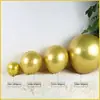 Globos de látex metálicos de 18 pulgadas para decoración de fiestas de cumpleaños, arreglos para bodas, ceremonias de apertura, globos cromados para bodas.