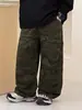 Pantalones Cargo para Niños 2026 Otoño Nuevo Estilo para Niños Mayores, Pantalones Largos Casuales Camuflaje Vintage, Pantalones Rectos Holgados para Niños