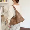 Bolsa Commuter Retrô de Luxo para Mulheres 2026 Nova Outono Super Popular de Nicho Bolsa de Ombro Bolsa Tote de Grande Capacidade