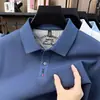 Camisa polo de manga longa 100% algodão para homens, novo estilo de alta qualidade, casual, confortável, macia, respirável, camiseta masculina com gola