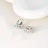 Bolsa de Mão com Fio Estilo Celebridade com Fivela de Orelha de Zircônia Brincos Exquisitos de Luxo Leve Brincos de Nicho de Alta Qualidade Moda Elegante