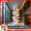 Escultura abstracta popular impresa en 3D transfronteriza forma geométrica plateada instalación de arte para sala de exposiciones adorno de decoración moderno