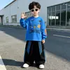 2337 Traje Deportivo Infantil 2026 Nuevo Otoño Sudadera y Pantalón de Chándal para Niños Conjunto de Dos Piezas para Niños Mayores