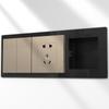 Espaçador de Tomada de Interruptor Tipo 86 Doméstico, Kit de Reparo para Furo Alargado de Caixa Oculta, Painel Decorativo de Moldura Ocultadora de Borda