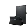 Aplicável ao Samsung Tab A7 Lite T220/Capa Suporte Dobrável A9 PLUS Padrão Lichia Capa de Couro à Prova de Queda