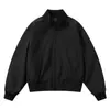 Chaqueta de Piloto Bomber Estilo Corto para Hombre Otoño 2025 Nuevo Estilo Americano Fresca e Inteligente Doble Cremallera Chaqueta de Béisbol