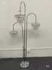 Nuevos accesorios para bodas, accesorios para barra de hielo, marcadores de pasillo de cristal de hielo, candelabro de múltiples capas, lámina acrílica, decoración de candelabro de cristal.