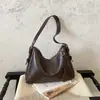 Bolso HOBO simple de gran capacidad para mujer, nuevo modelo 2026, bolso de hombro y cruzado para ir al trabajo, textura de alta calidad, casual y moderno