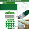 Varilla de Fibra Verde de 5 mm Red a Prueba de Insectos Red de Protección contra Pájaros Animales Cubierta para Plantas Invernadero de Plantas Flores Verduras