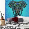 Tapeçaria Amazônia Novo Lar TikTok Live Tecido de Fundo Impressão 3D Elefante Paisagem Pano de Pendurar Tecido Decorativo Europeu