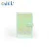 Álbum de Fotos Polaroid Serie Perlada con Rejilla Bordada de 3 Pulgadas, Carpeta de Almacenamiento de Tarjetas de Celebridad de Gran Capacidad con 108 Bolsillos