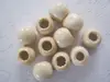 Cuentas de Madera de Colores con Agujero Grande Cuentas Hechas a Mano para DIY Cuentas Sueltas 12mm Agujero Pasante Accesorios para Ropa Zapatos Bolsas Paquete de Té Bolsillo