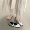 Zapatos Planos Suaves para Calentar por Dentro para Mujer 2026 Primavera y Otoño Nuevos Retro Ante Correa Única Mary Jane Zapatos de Suela Blanda