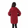 Bata de Trabajo Impermeable Reflectante con Forro de Polar, Delantal Engrosado para Mujer, Manga Larga, Resistente al Aceite, Logo Personalizado