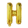 Versión Americana Alfabeto Inglés Delgado 16 pulgadas Letra Globos de Papel de Aluminio A-Z para Cumpleaños, Boda, Decoración y Montaje de Fiestas