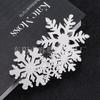 Inserts de Copo de Nieve Hechos a Medida de Fábrica para Decoraciones de Fiesta Navideña, Banderines para Pasteles de Celebración, Artículos de Venta Caliente Transfronteriza