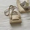 Bolsa de Mão Simples Nova de Verão 2026 Feminina de Nicho Versátil Ombro Transversal Moda Estilo Coreano Pequena Quadrada