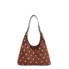 Moda Estilo Coreano Simple Bolso Tote de Axila de Lunares para Mujer 2026 Nuevo Estilo Personalidad Elegante Bolso de Mano para Hombro Diario