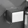 Caja de Pañuelos Cuadrada de Acero Inoxidable 304 Portarrollos de Papel Higiénico para Baño Portarrollos de Papel Impermeable para Baño Portarrollos de Papel para Baño sin Taladro Almacenamiento