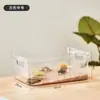 Tanque de Peces para el Hogar de Lujo Transparente Accesible DIY Adornos Decorativos para Paisajismo de Sala de Estar Gabinete Base Decorativo Piscina Artificial Estanque Ecológico Creativo para Peces
