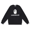 Sudadera Camuflada de Marca de Moda Transfronteriza de Comercio Exterior para Hombre Otoño e Invierno Manga Larga Estampado de Letras Holgada Cuello Redondo Pulóver Top Casual