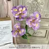 Flor Artificial Iris de Alice Producto Terminado Flor de Seda Artificial Flor de Piso para Boda Flor de Plástico Arreglo de Boda de Gama Alta